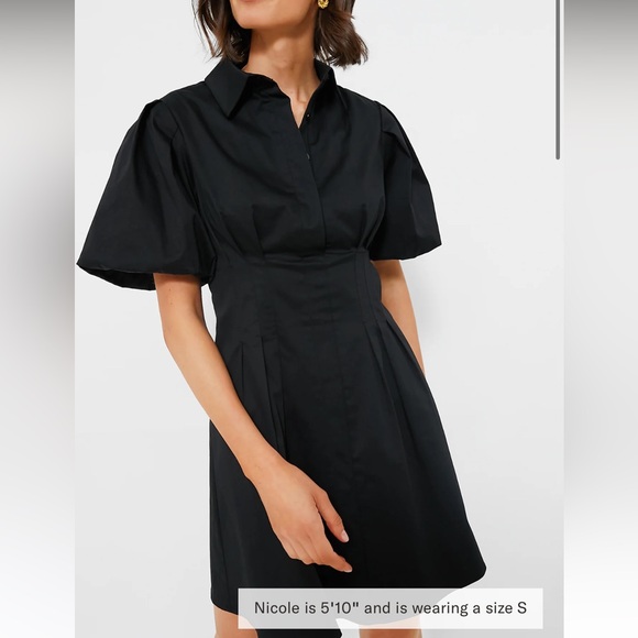 Black Mini 1/2 Button Down Delaney Dress
TUCKERNUCK - Picture 2 of 13
